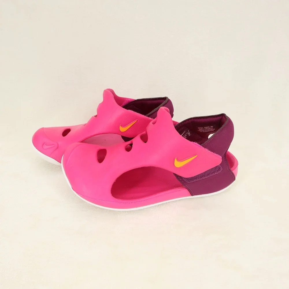 Nike Sunray Protect 3 Pink Purple Kids Sandals DH9462-602 Size 1Y